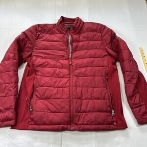 Guess Red Puffer Jacket Size Large C83